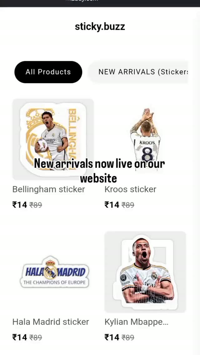 Brand Logo Sticker Arrivals - Image 1